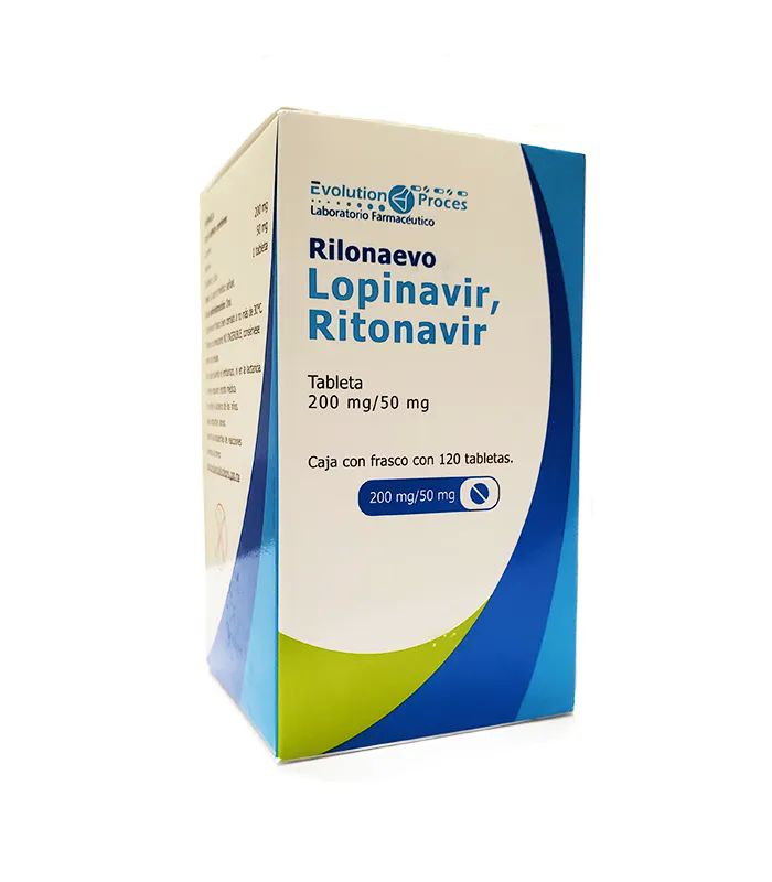  RILONAEVO c/120 TABS. 200/50 MG. (Genérico: Lopinavir + Ritonavir)