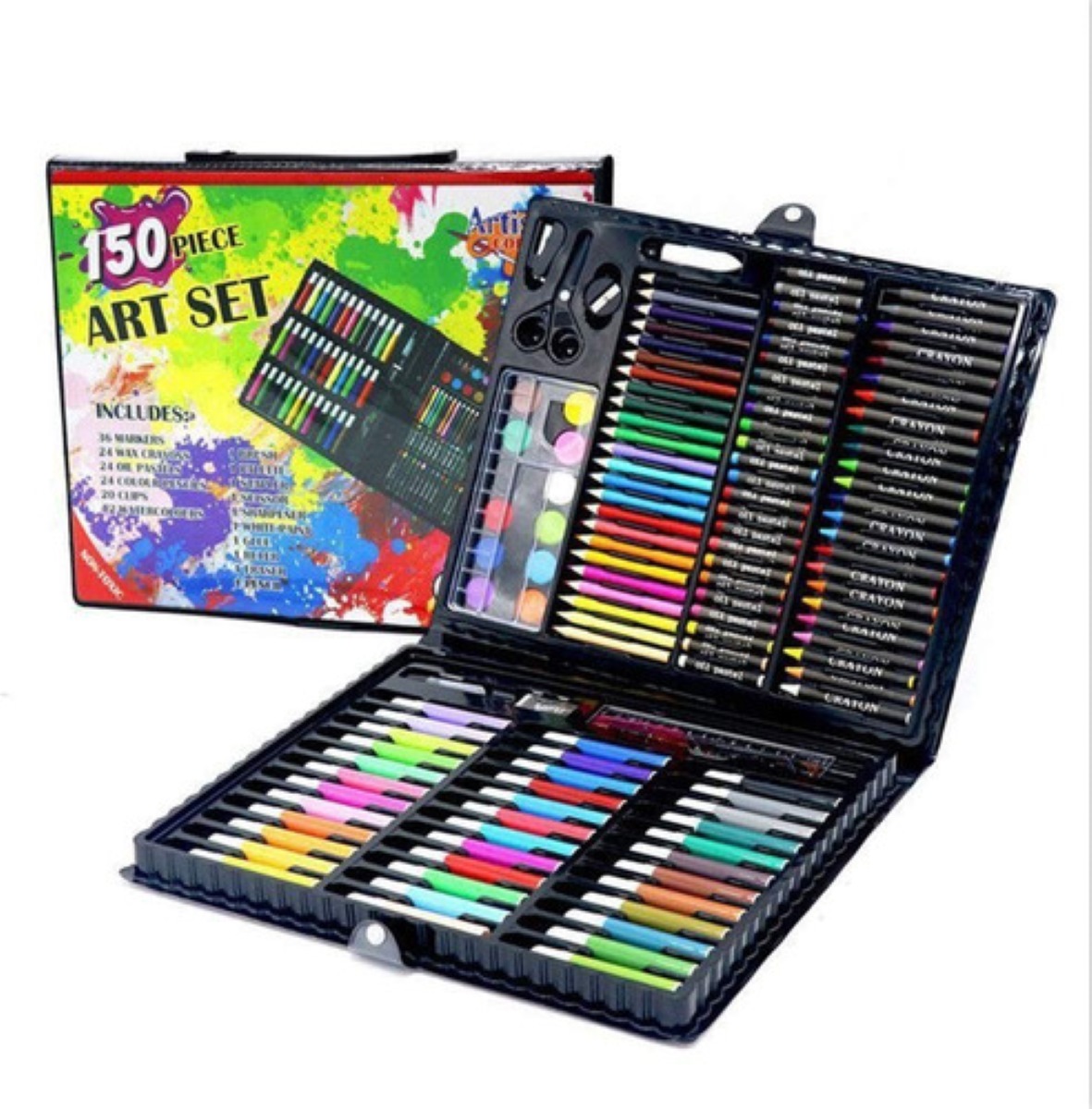 Marcadores Lapices Colores Profesionales Kit Dibujo 150pcs