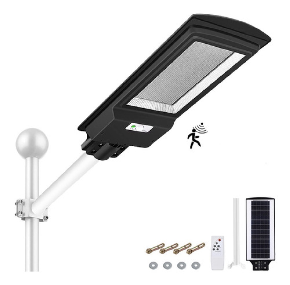 Lampara Led Solar Suburbana Focos Solares Exterior 400w