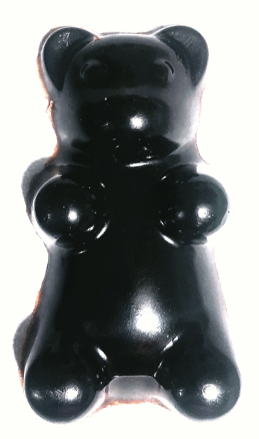 Gomita de osito gigante sabor refresco de cola de 12cm de alto 