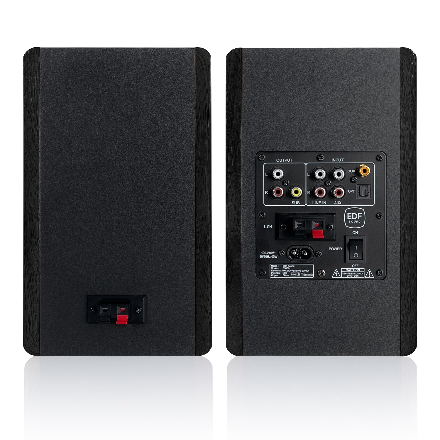 Bocinas Bluetooth Edf Sound Bs400 Color Negro