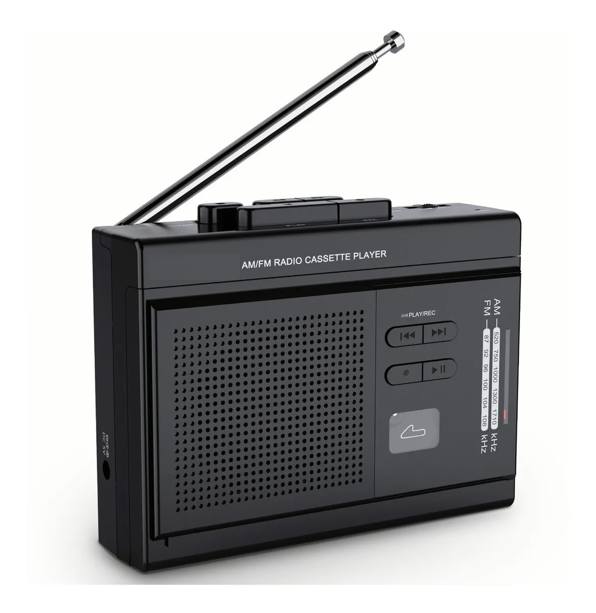 Reproductor Para Cassette Cassettera Portátil Con Radio Fm Am