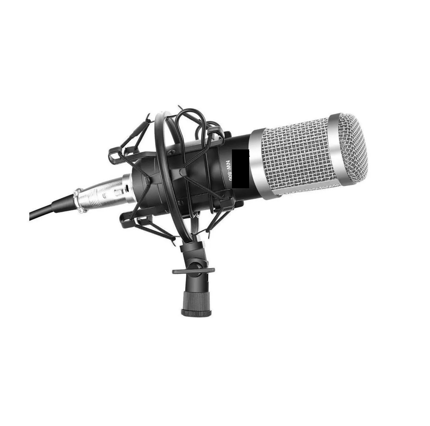 Micrófono Nw-800 Condensador Plata