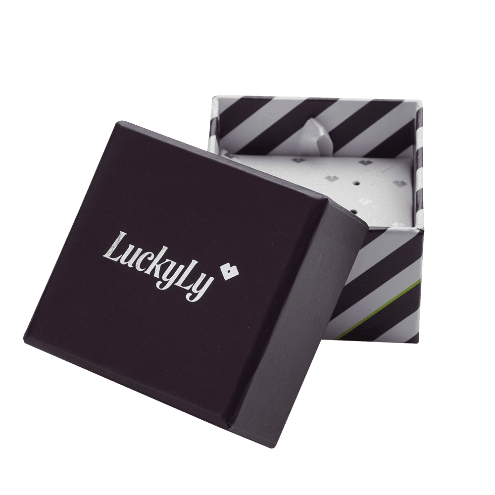 LuckyLy Pulseras Mujer con Dijes de Estrella , Acero Inoxidable con Baño de Oro Rosa 18k - Modelo Sima