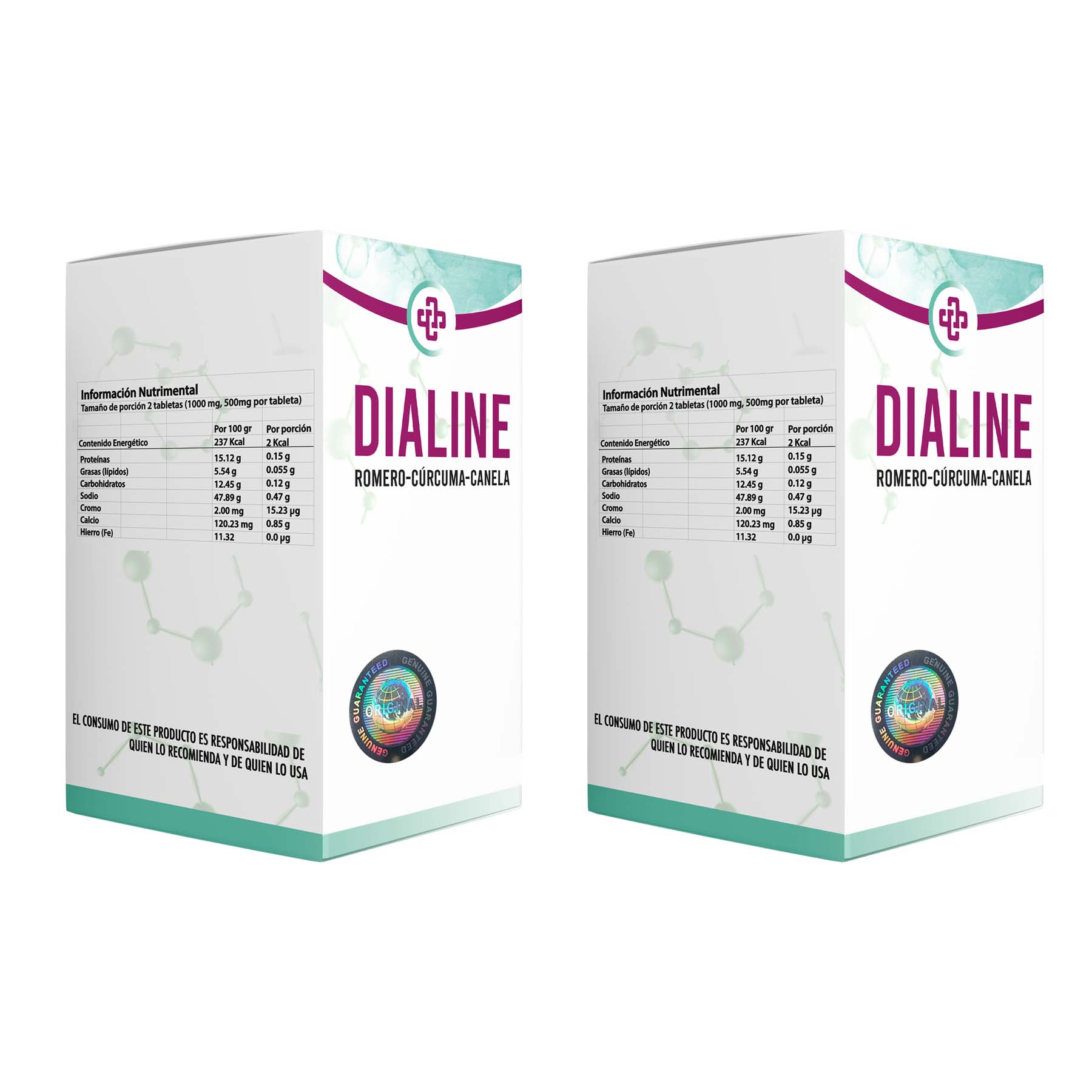 Dialine Normaliza Niveles De Azúcar 2 Pack