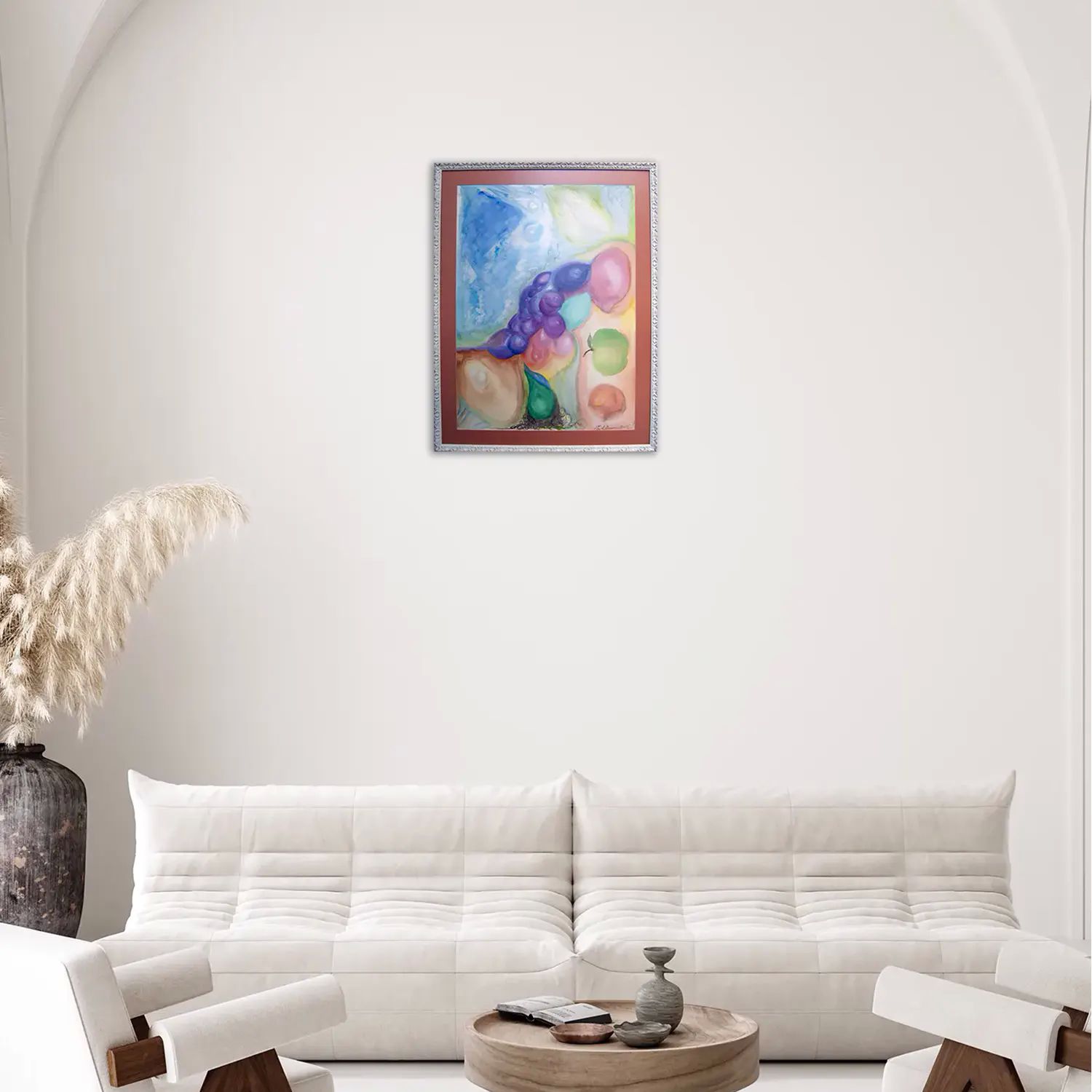 Pintura original - Acuarela - Bodegón - 56.3 x 76 cm - Cuadro decorativo