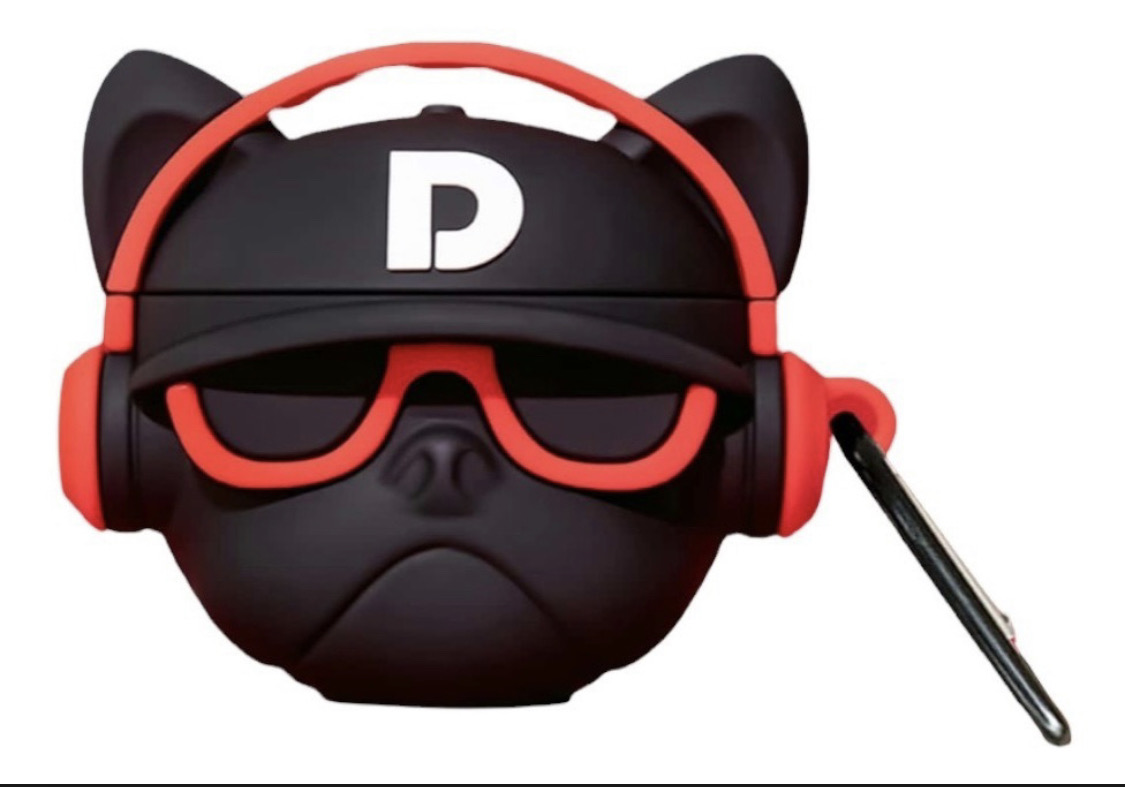 Funda Case Protector Compatible Con AirPods Pro y Airpods 3 diseño Perro Dj