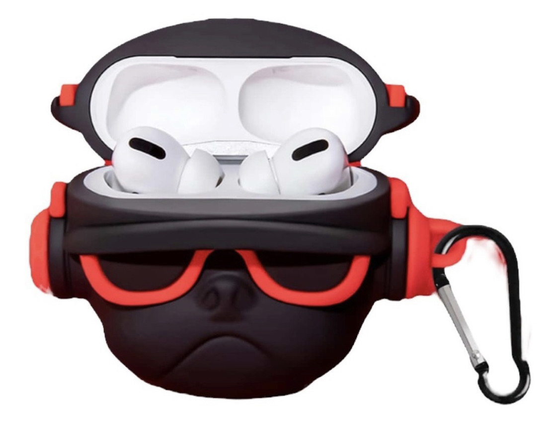 Funda Case Protector Compatible Con AirPods Pro y Airpods 3 diseño Perro Dj