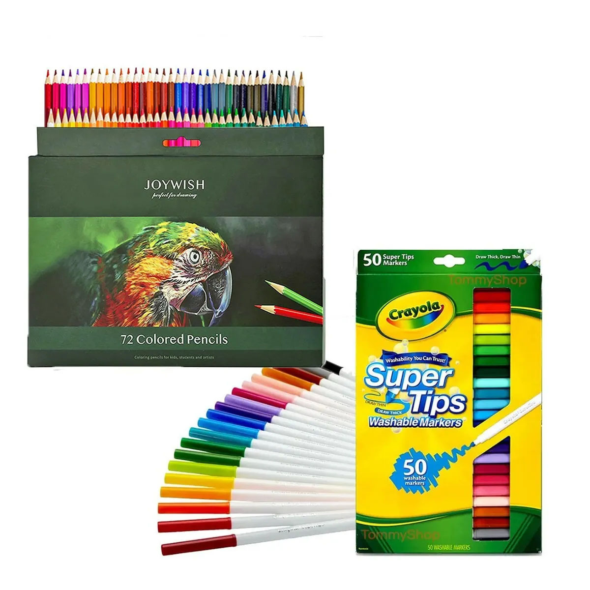 Crayola 24 rotuladores lavables de punta fina surtidos para el ocio  escolar, de colores /