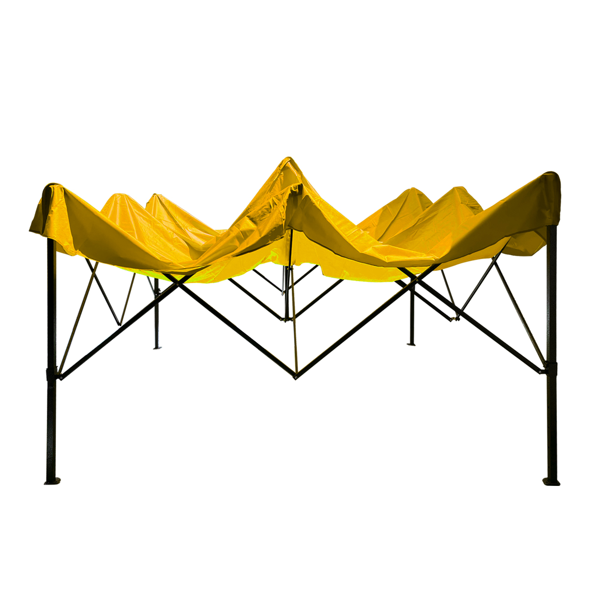 Carpa 3x3 Toldo Marca Gome Amarilla Plegable Reforzado Impermeable  Jardin Exterior