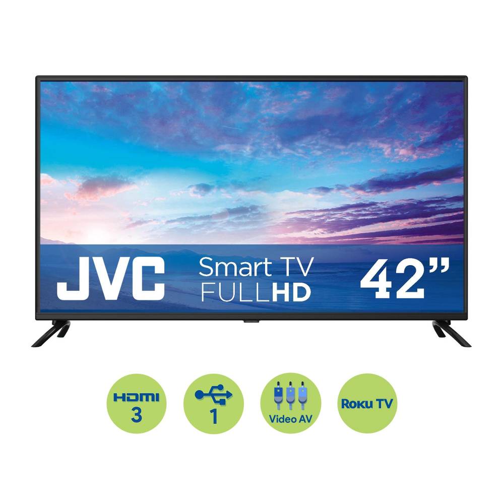 Pantalla Jvc Roku Tv 42 Pulgadas Led Full Hd Smart Tv