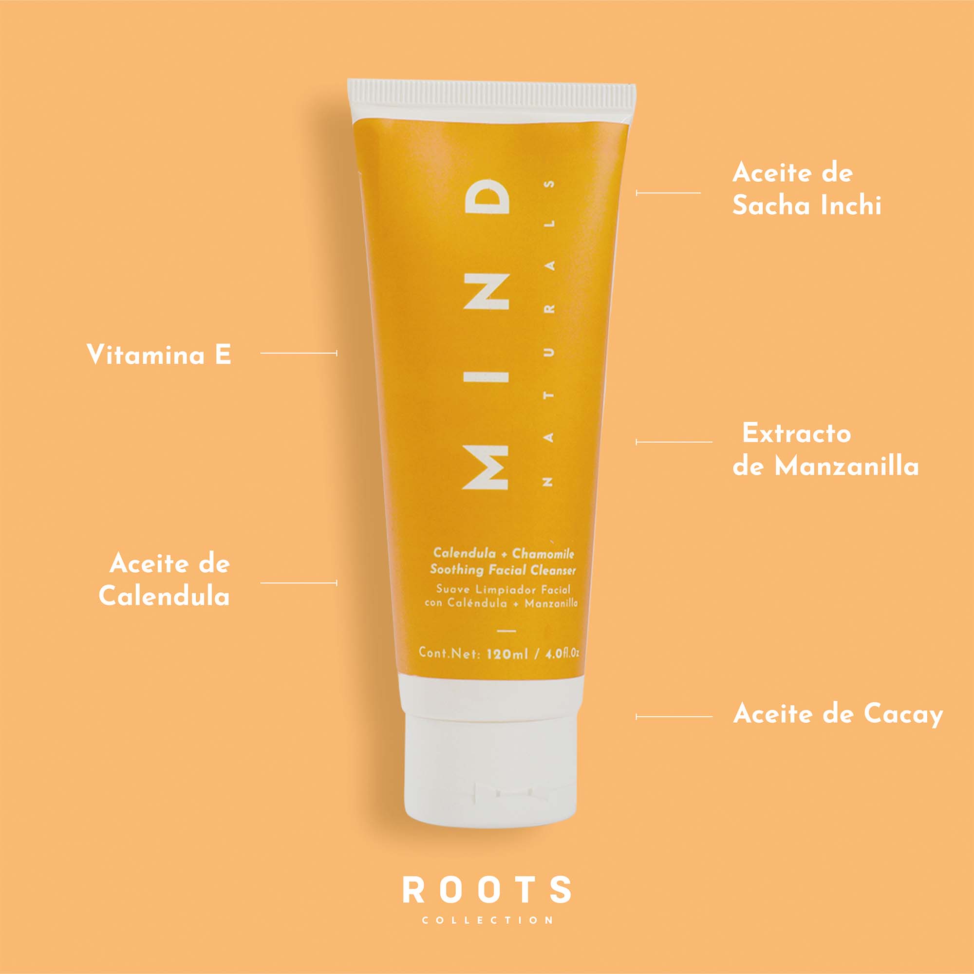 Gel Limpiador Facial Con Vitamina E Y Extracto Manzanilla