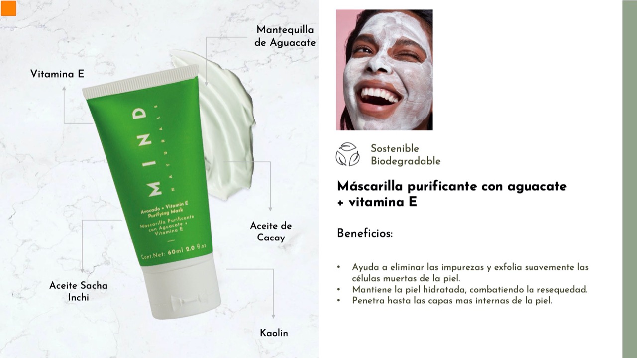 Mascarilla Facial Antiedad Con Aguacate Vitamina E-F