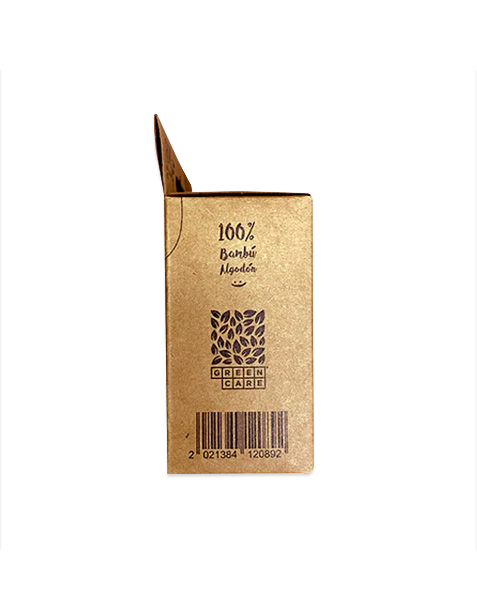 Cotonetes de Bambú 200 unidades - GreenCare - 3pz