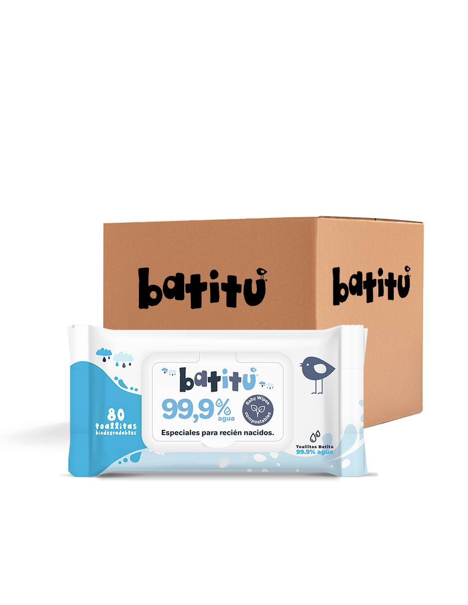 Caja de Water Wipes - Toallitas Húmedas 99.9% Agua-12 paquetes