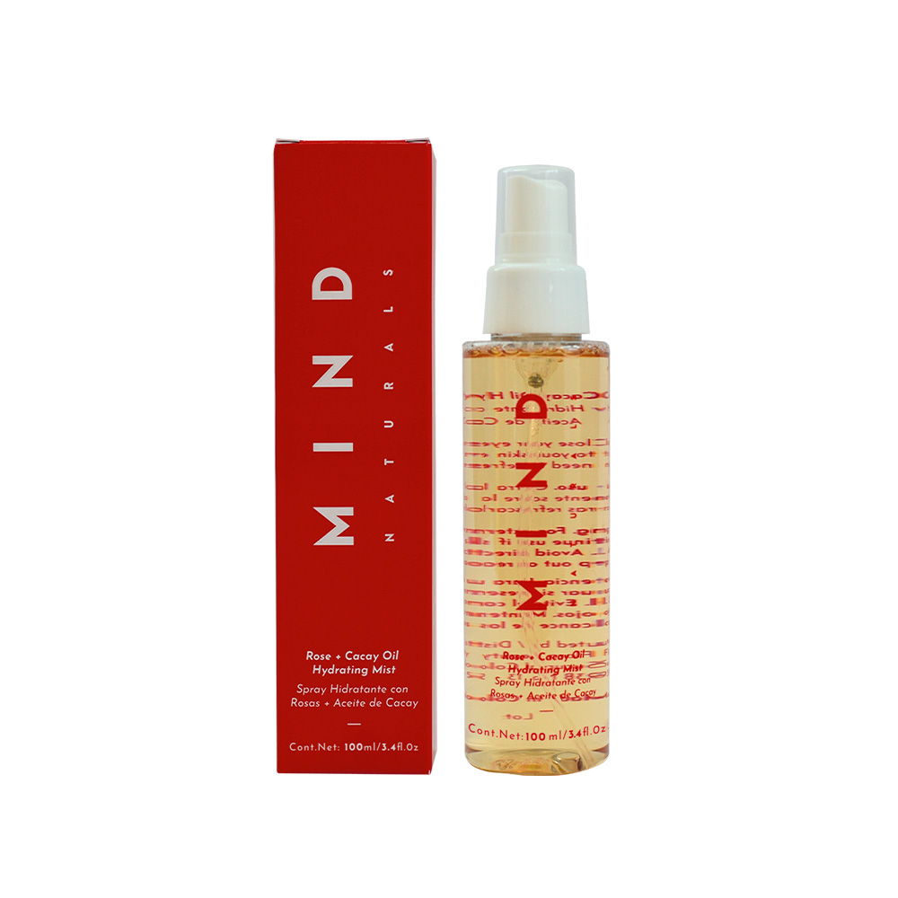 Spray Facial Hidratante Con Aceite de Cacay Agua De Rosa