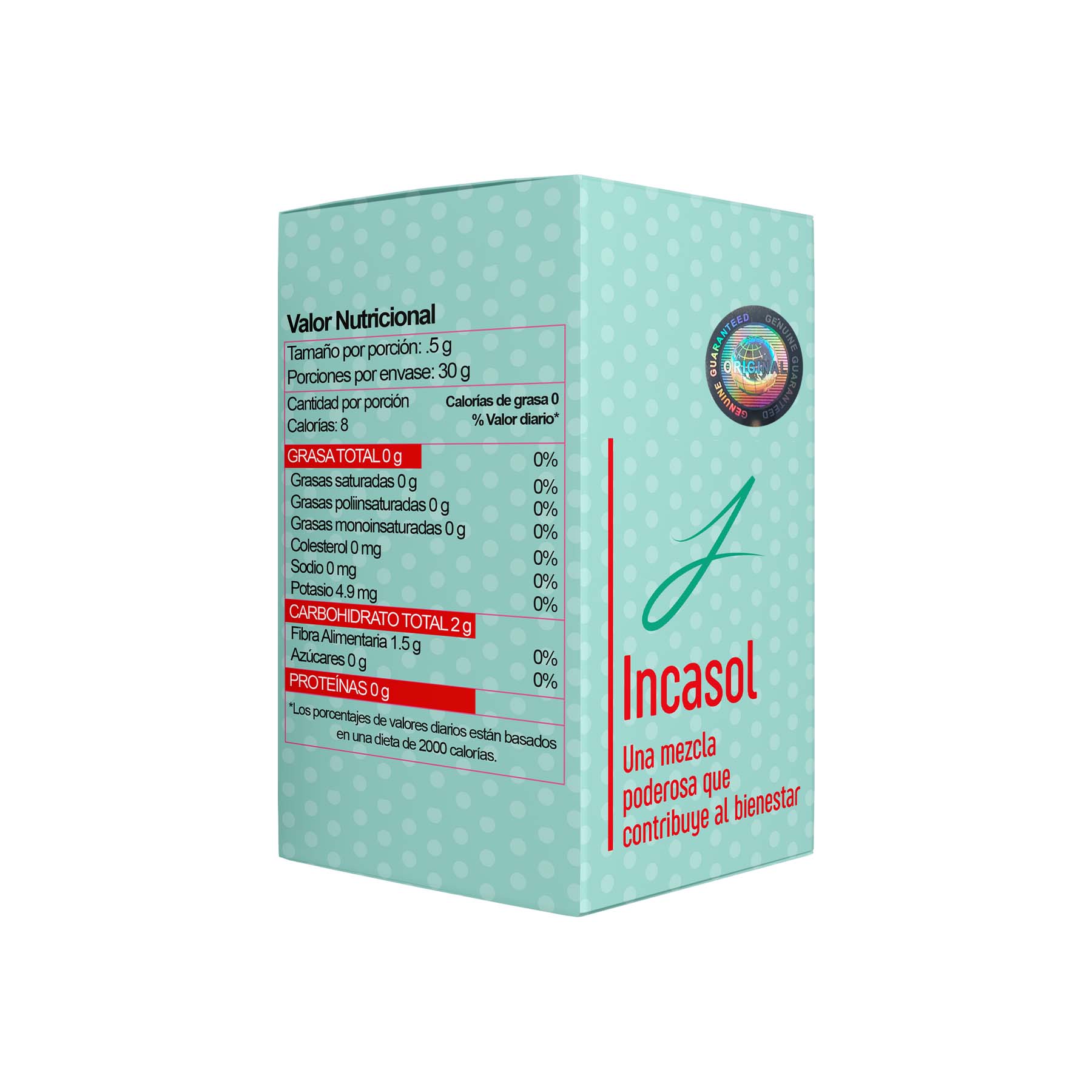 Incasol - Una Mezcla Poderosa Que Contribuye Al Bienestar 2 Pack