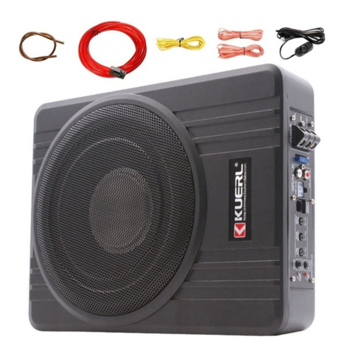 600W 8 pulgadas amplificador de coche subwoofer audio del coche