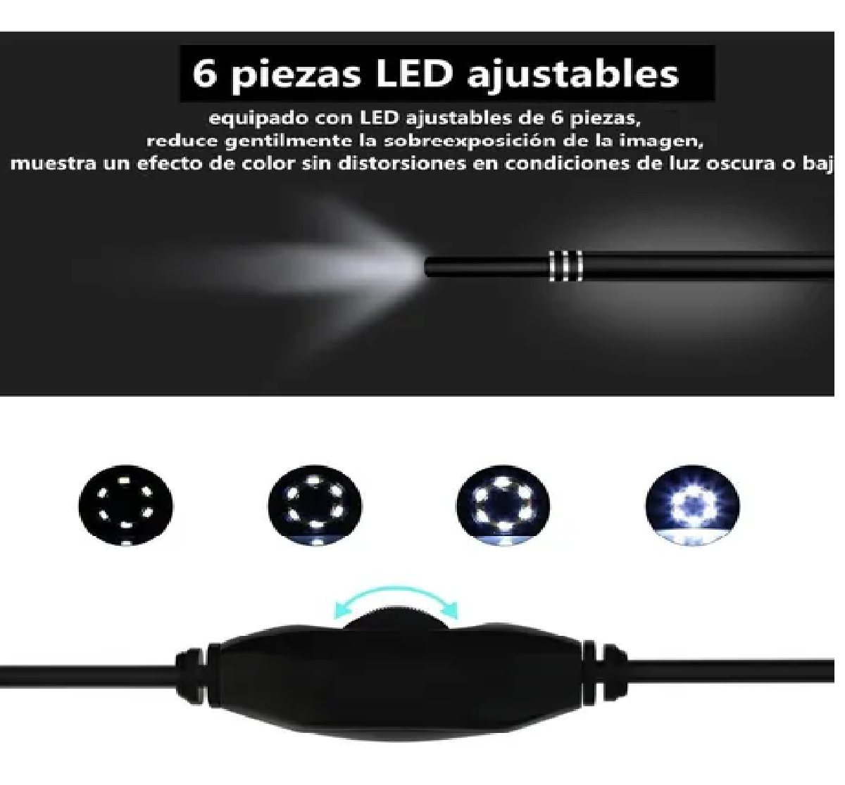 Mini Camara Endoscopio Limpieza Oidos Otoscopio Dental Y Mas