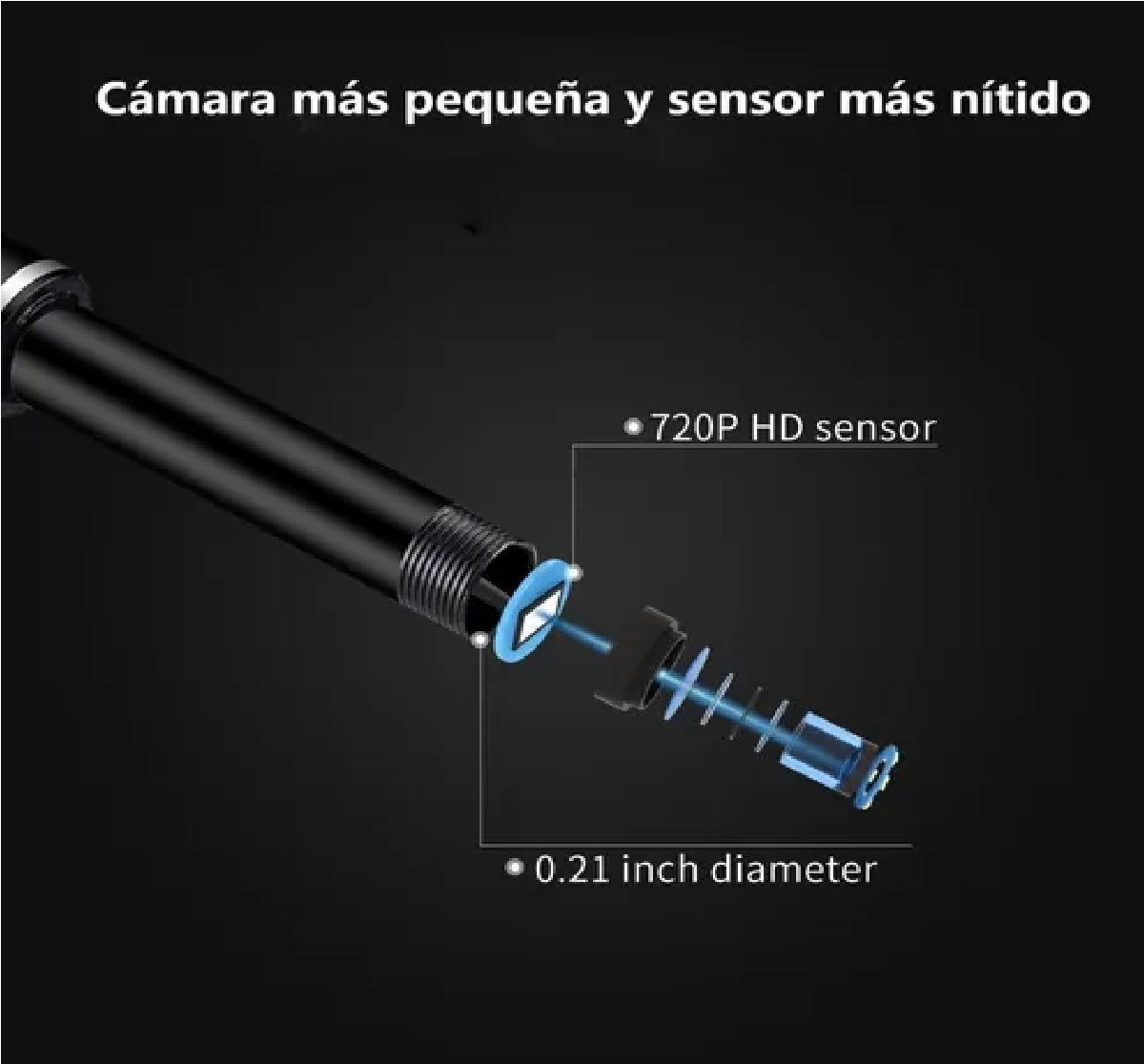 Mini Camara Endoscopio Limpieza Oidos Otoscopio Dental Y Mas
