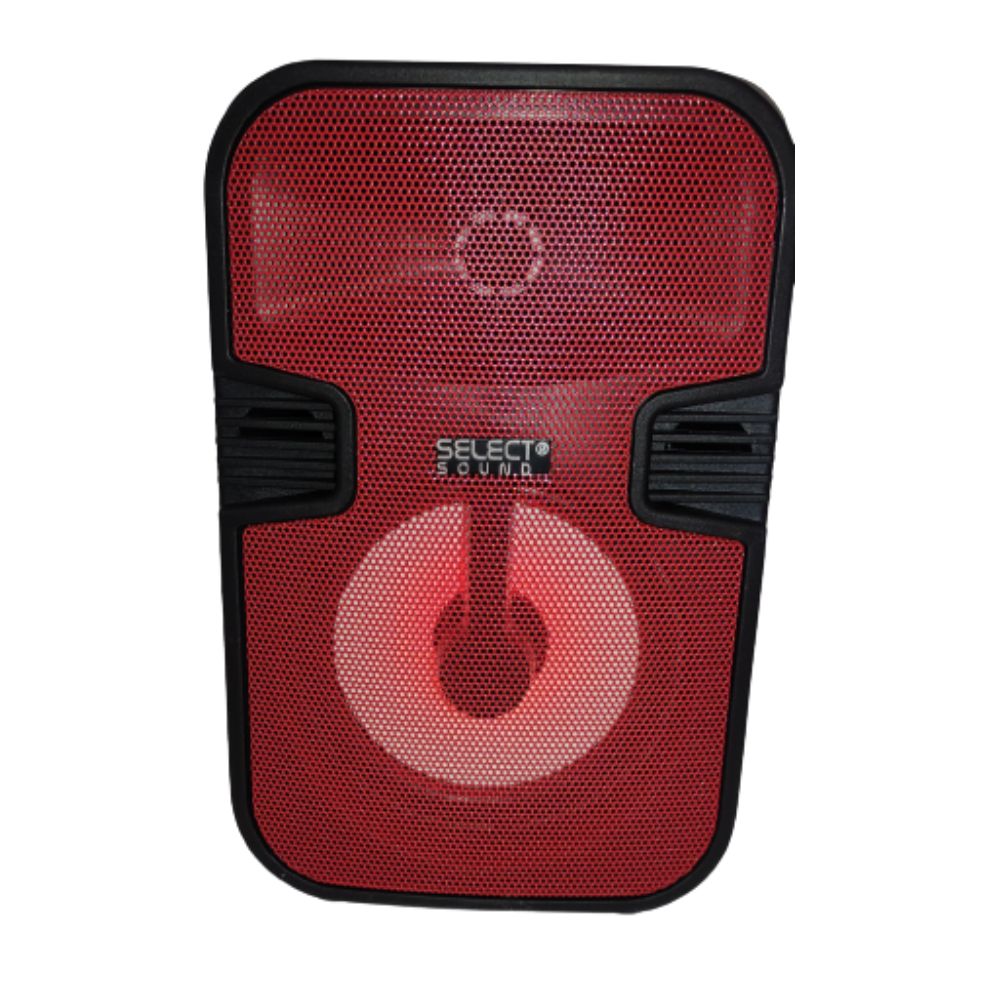 SELECT SOUND Bocina Bluetooth Portátil Recargable Roja 4"