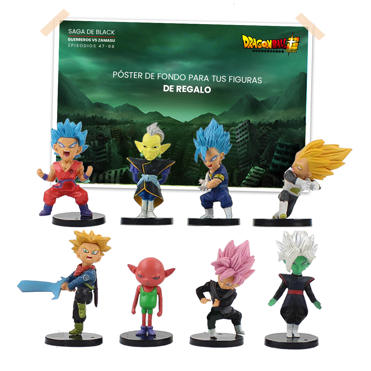 Figuras Dragon Ball Super Saga Goku Black Coleccionables