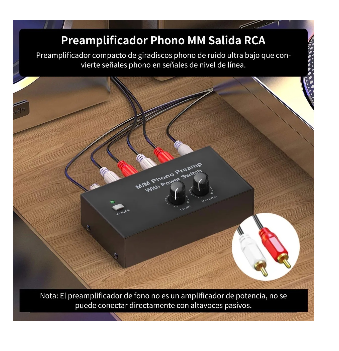 IMG SPR-6 Preamplificador phono estereo  Audio Oferta - Tienda on line de  sonido y efectos de iluminación