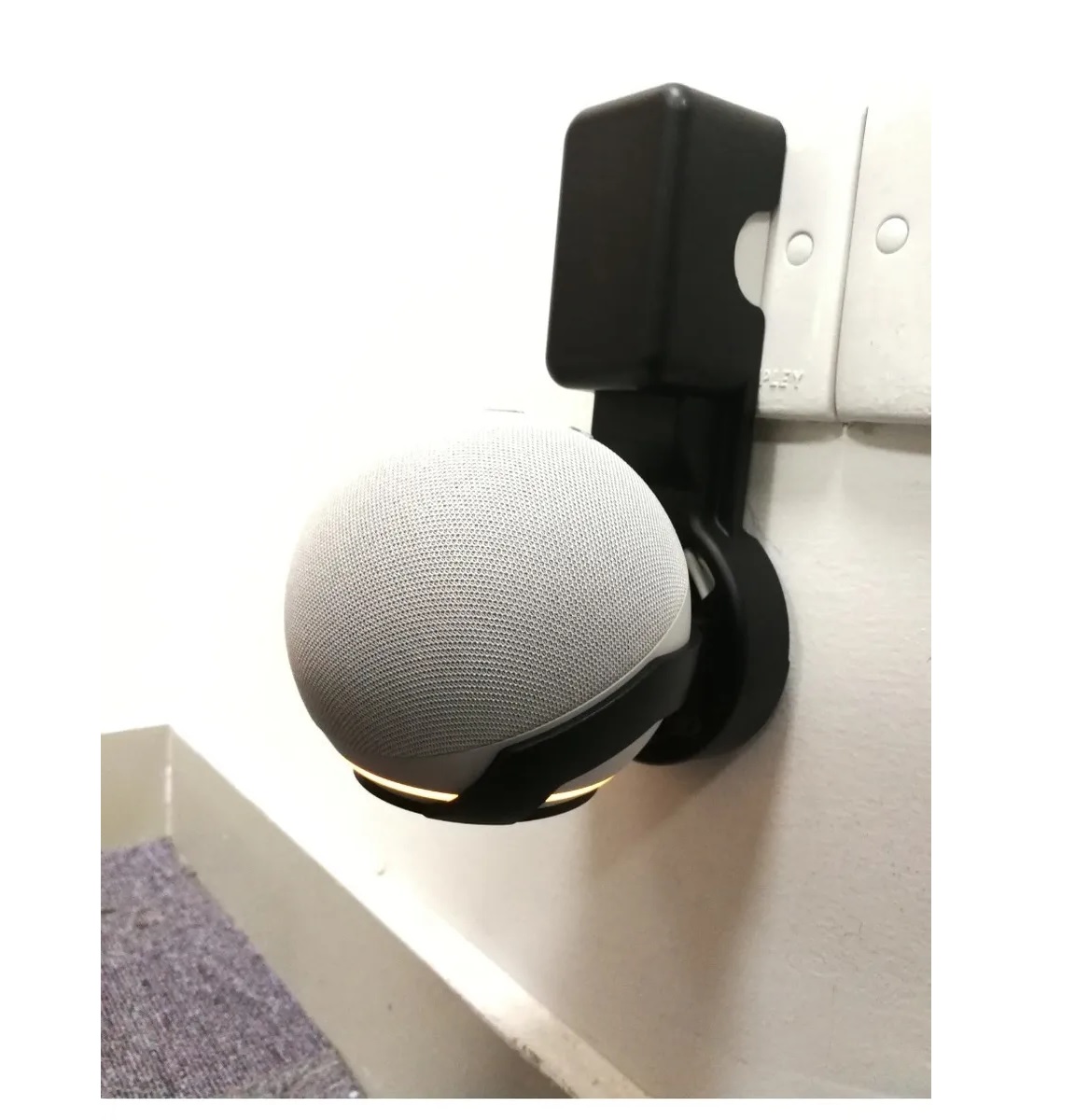 Soporte De Montaje En Pared Para Echo Dot Alexa 4ta Gen