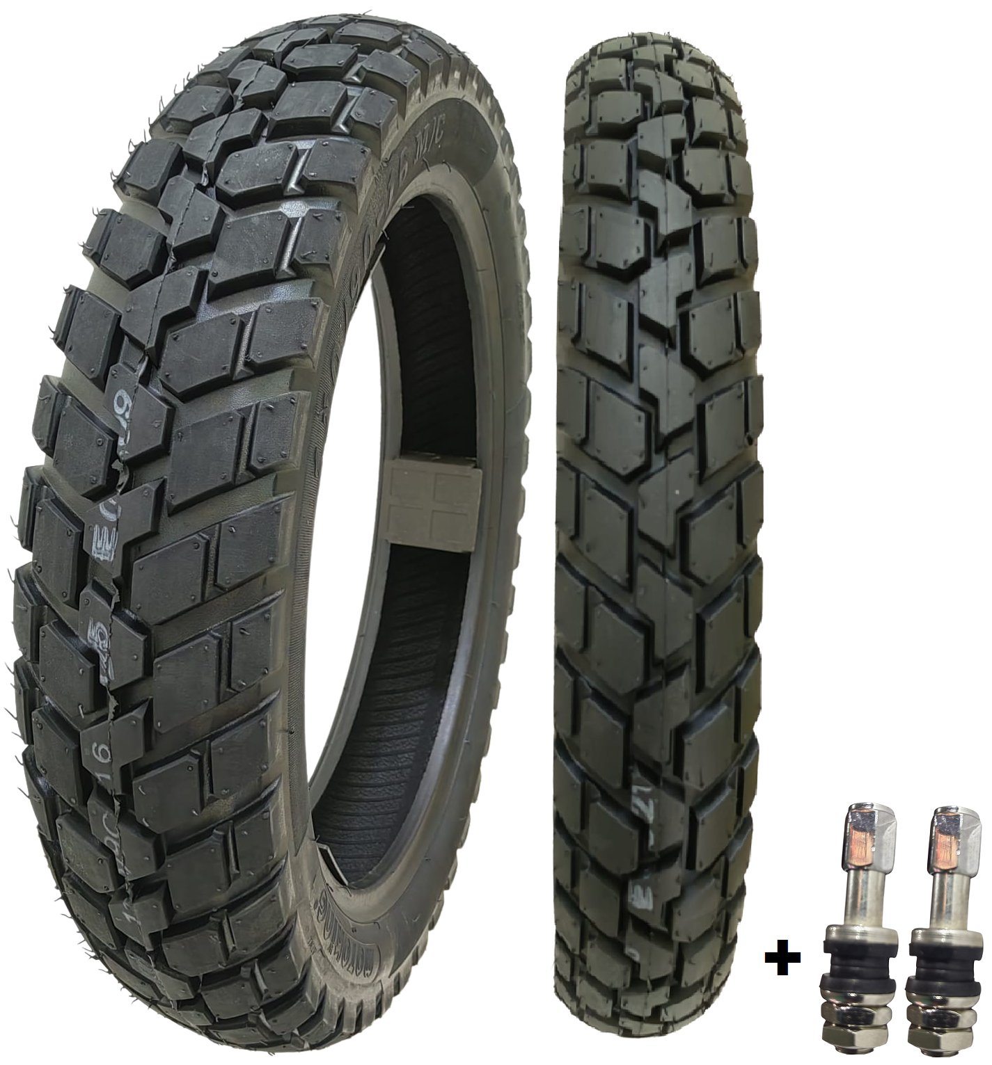 Llantas 110/90-16 Y 3.00-18 Dobleproposito Motoking Tubeless