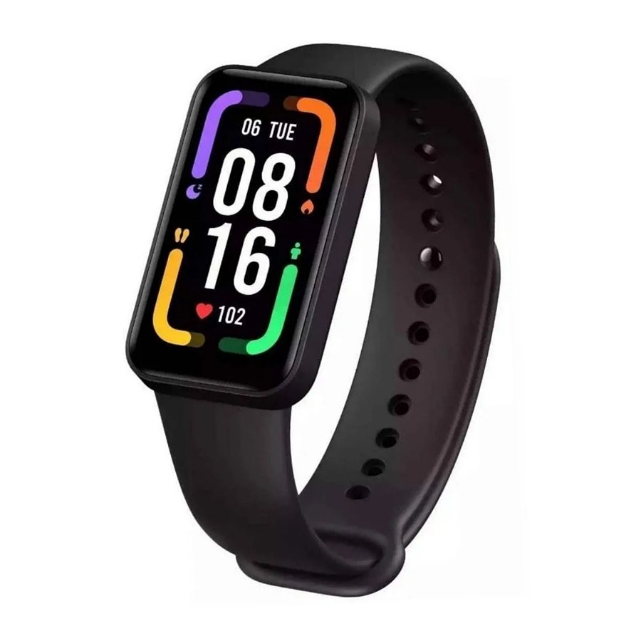 Xiaomi Redmi Smart Band Pro 1.47" caja de nailon reforzado con fibra de vidrio negra, malla negra de tpu