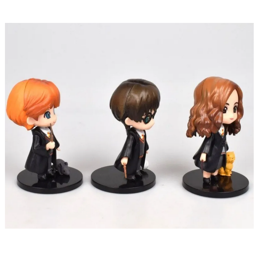 Juguetes Muñecos 3 Pcs Harry Potter, Hermione, Ron