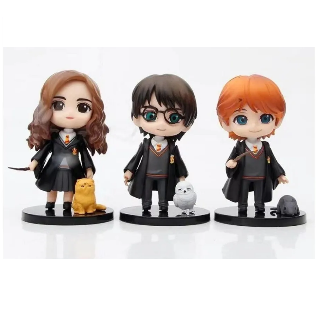 Juguetes Muñecos 3 Pcs Harry Potter, Hermione, Ron