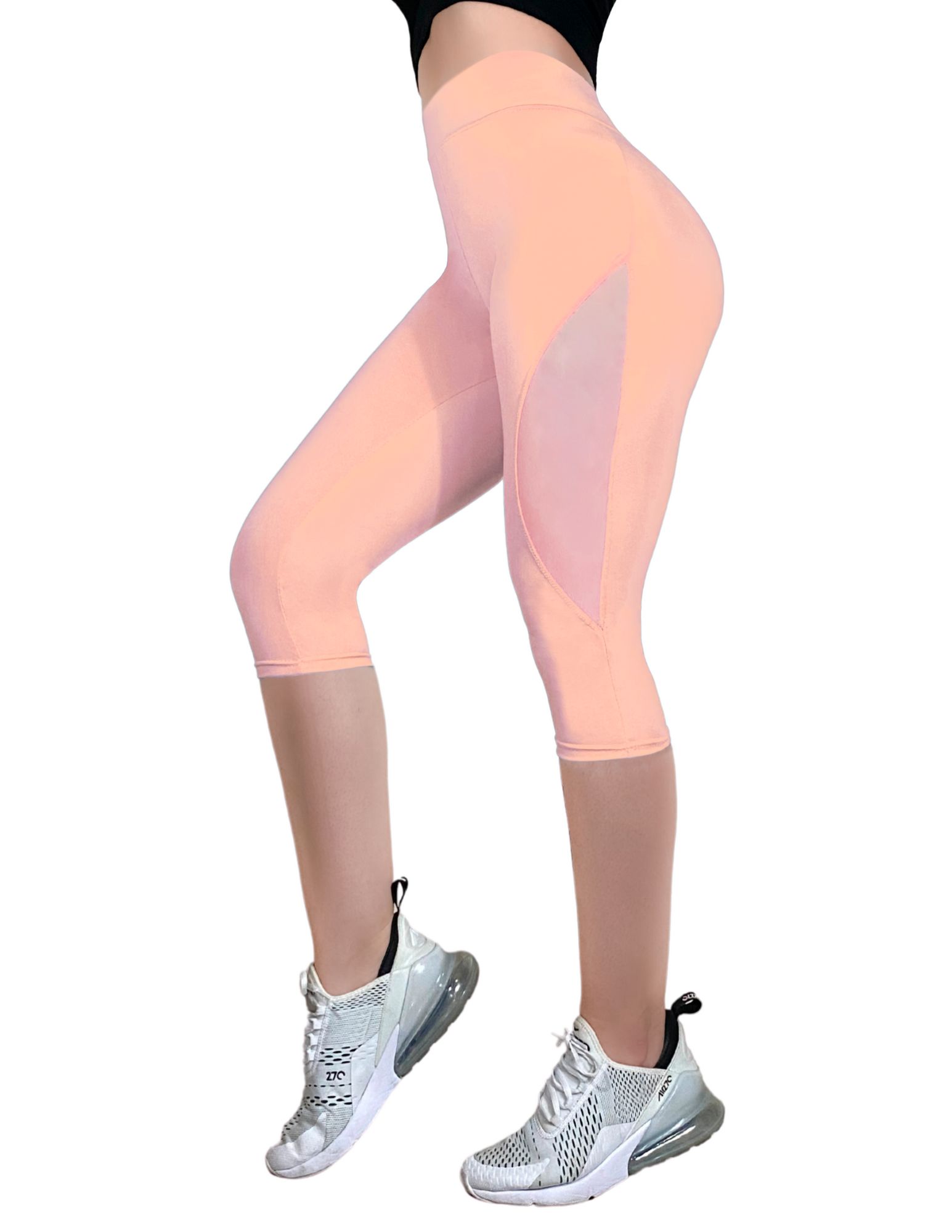 Capri De Mujer Leggings Lycra Malla Corta Bermudas CAP-05