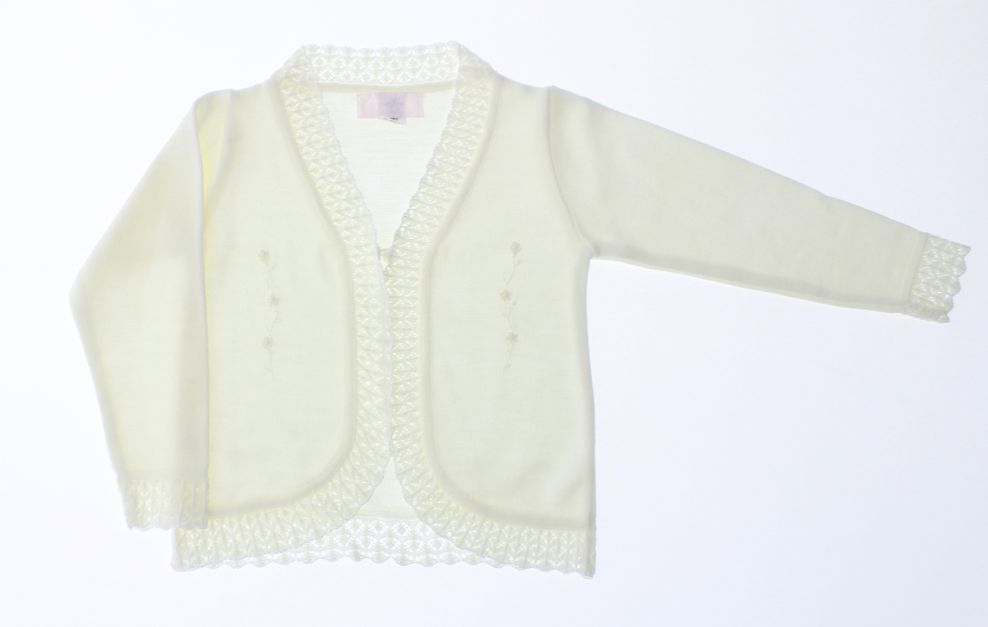 Sueter Niña Tejido 3165 Marfil 3 a 16 Años.