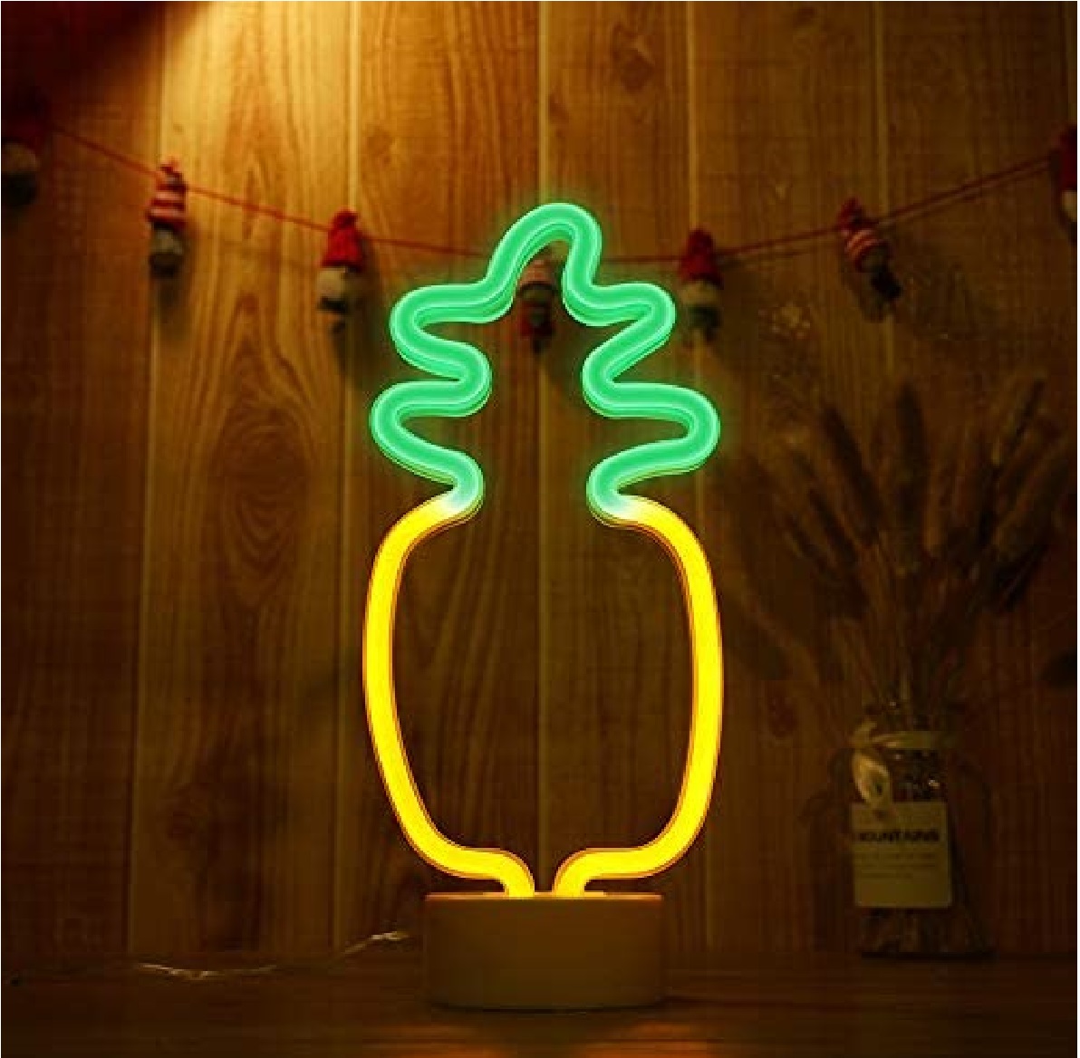 Lampara LED en Forma de Piña Neon