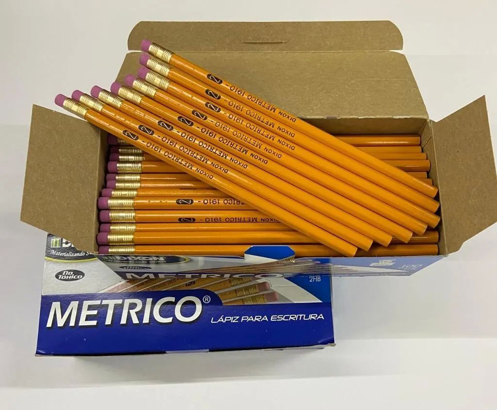 Lapiz Metrico 2hb Caja Con 100 Pz Dixon