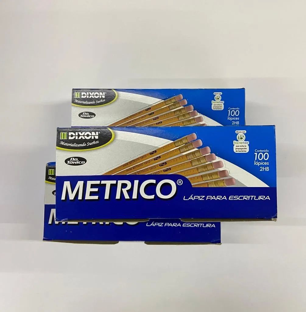 Lapiz Metrico 2hb Caja Con 100 Pz Dixon