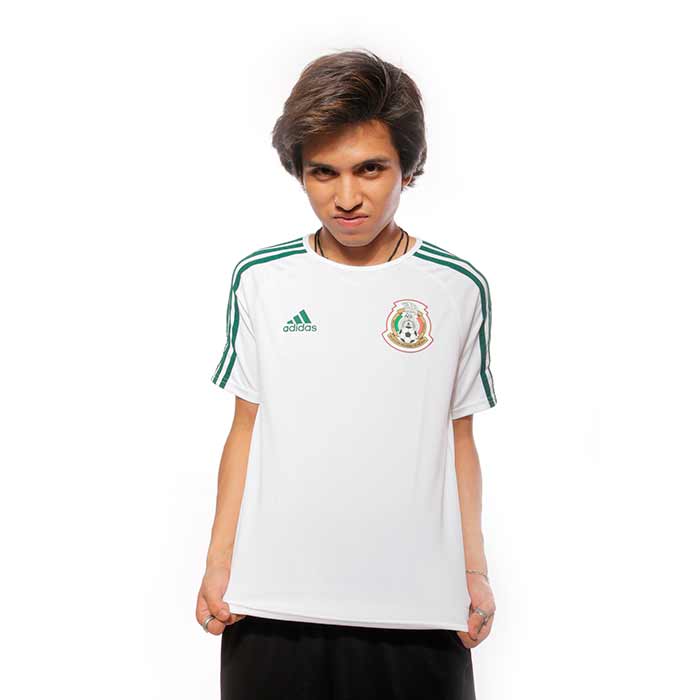 Jersey Playera Adidas de la Seleccion de Mexico Para Niños de Entrenamiento 