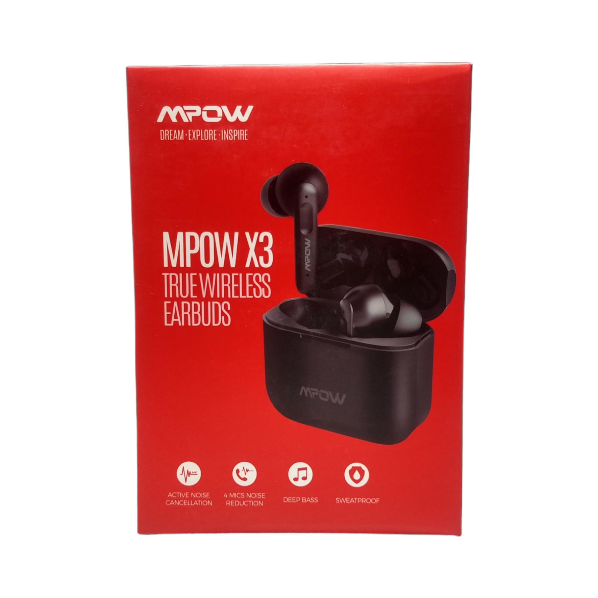 Audifonos Bluetooth MPOW X3 con cancelación de ruido activa 