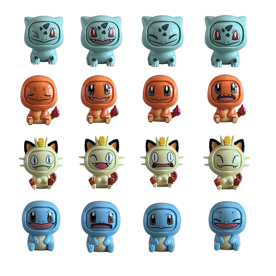 Juguetes Pokemon 12 Piezas Muñecos Pokebola