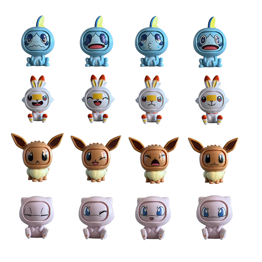 Juguetes Pokemon 12 Piezas Muñecos Pokebola