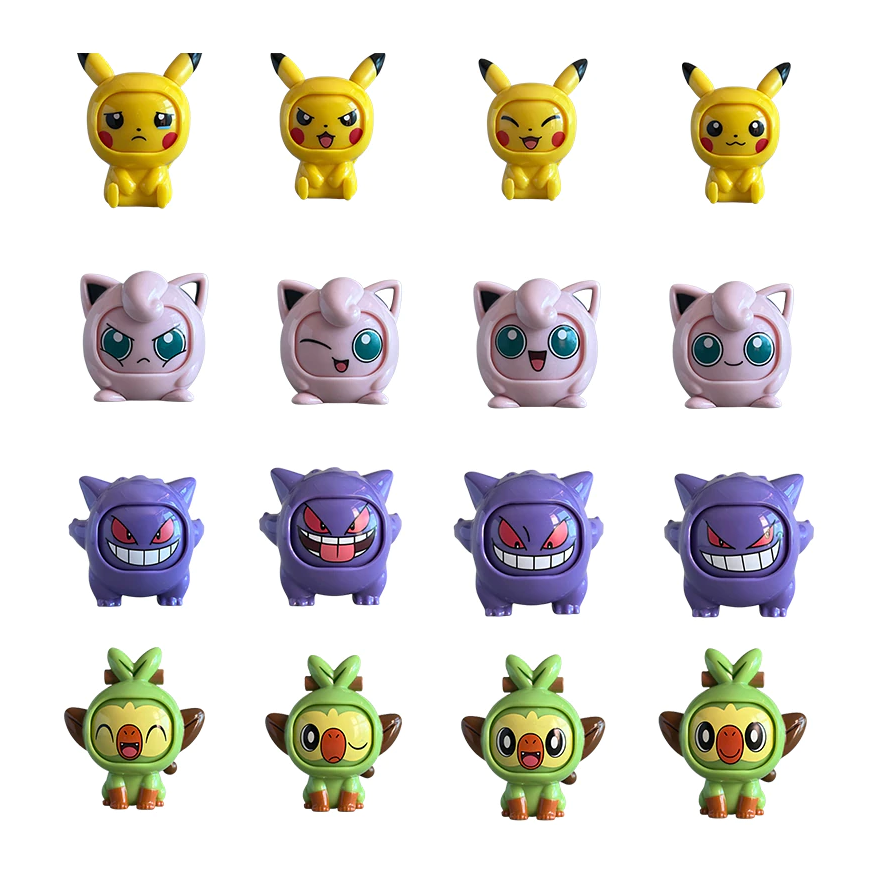 Juguetes Pokemon 12 Piezas Muñecos Pokebola