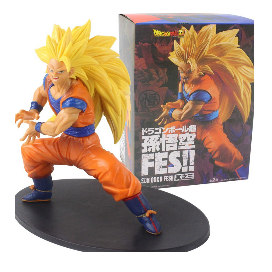 Figura Juguete Muñeco Figura Goku Dragon Ball Z Saiyajin SSJ3