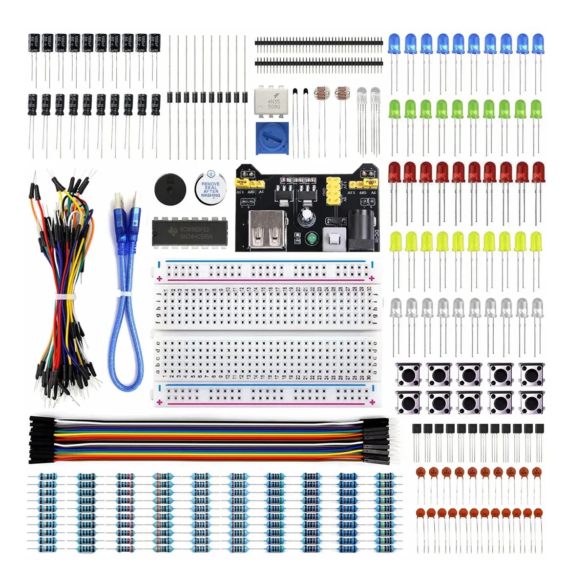 Kit De Componentes Electrónicos Para Arduino, Raspberry Pi