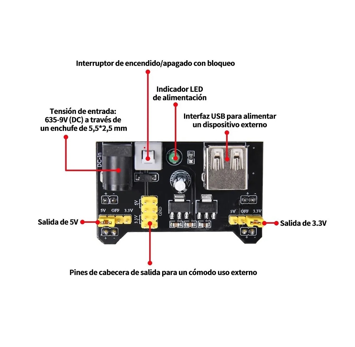 Kit De Componentes Electrónicos Para Arduino, Raspberry Pi