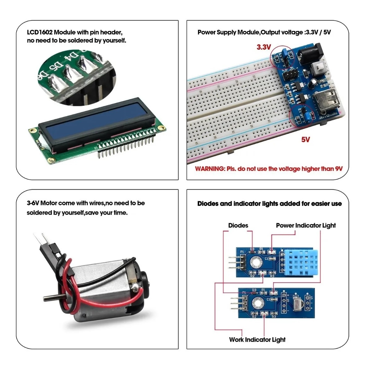 Kit Compatible C/ Arduino Uno R3 Con Español Tutorial