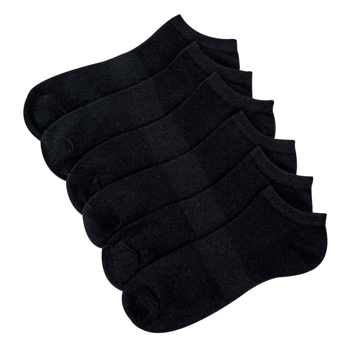 Set de 6 pares de tines Prokennex color negro para hombre, mod. 1026138