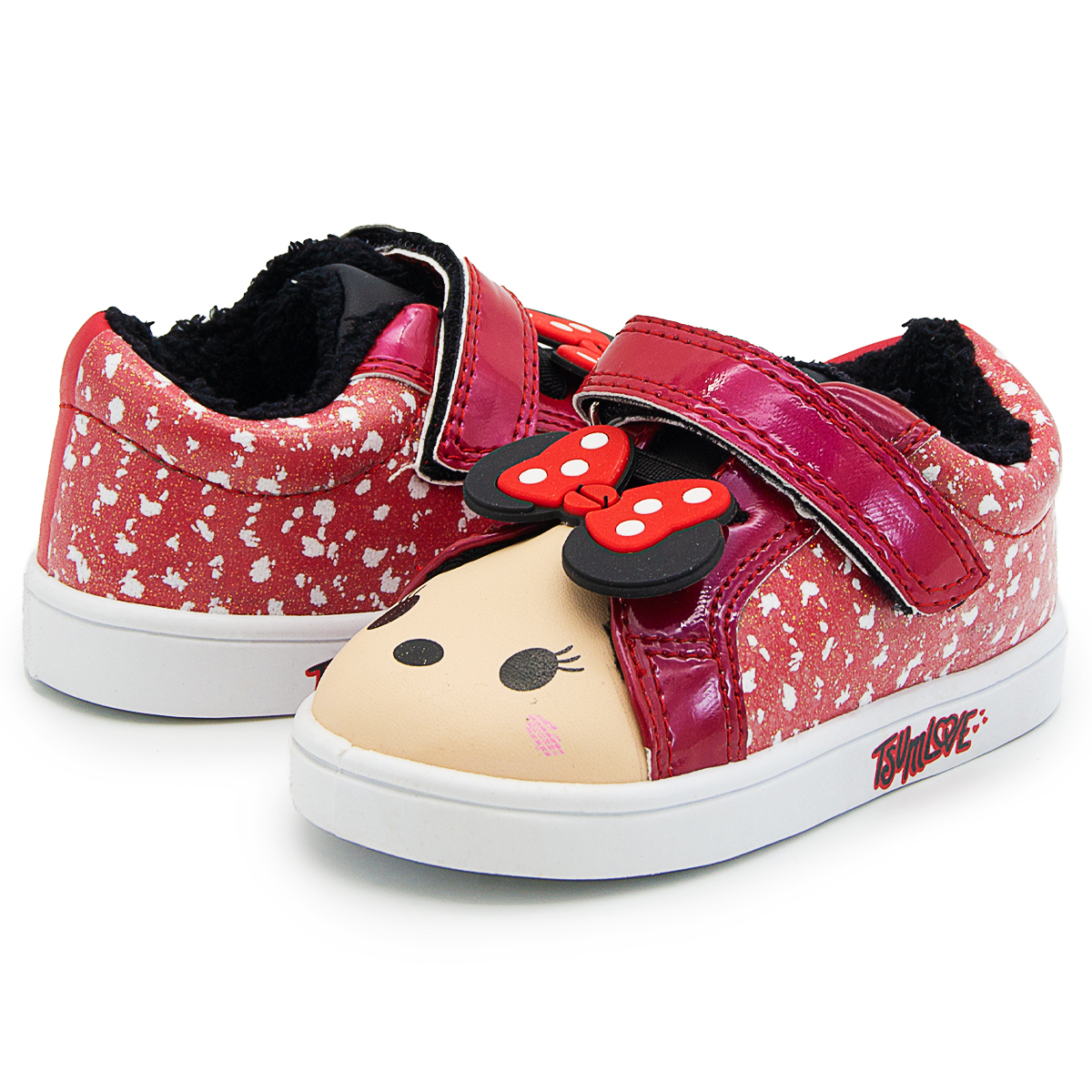 Tenis Niña Minnie Mouse Disney Tsum Tsum Afelpaditos 14-19