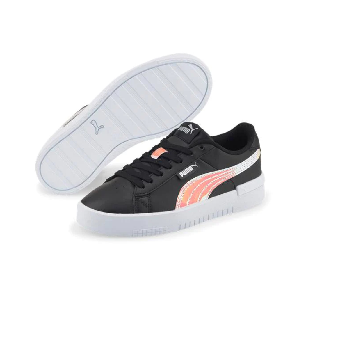 Tenis casuales puma jr negro de mujer 383759 02