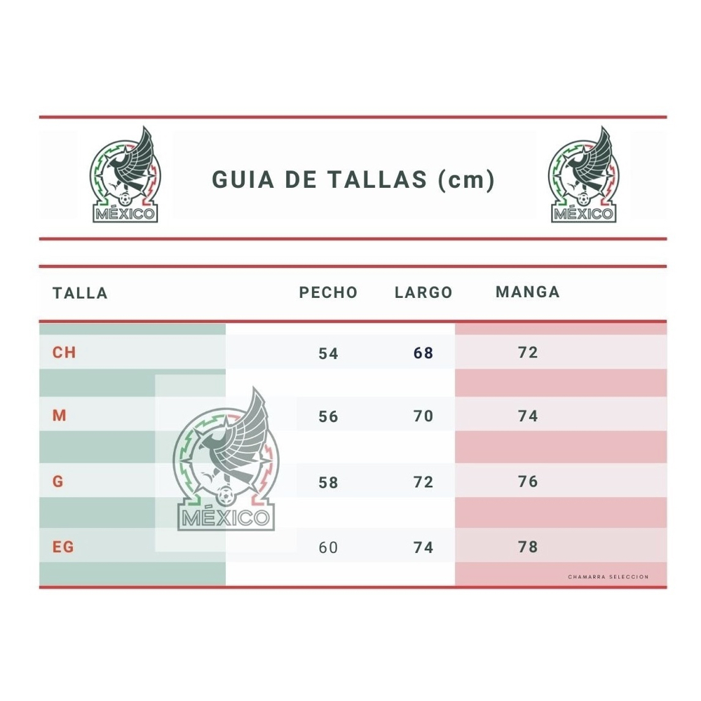 Chamarra Blanca Para Hombre Selección De México Original